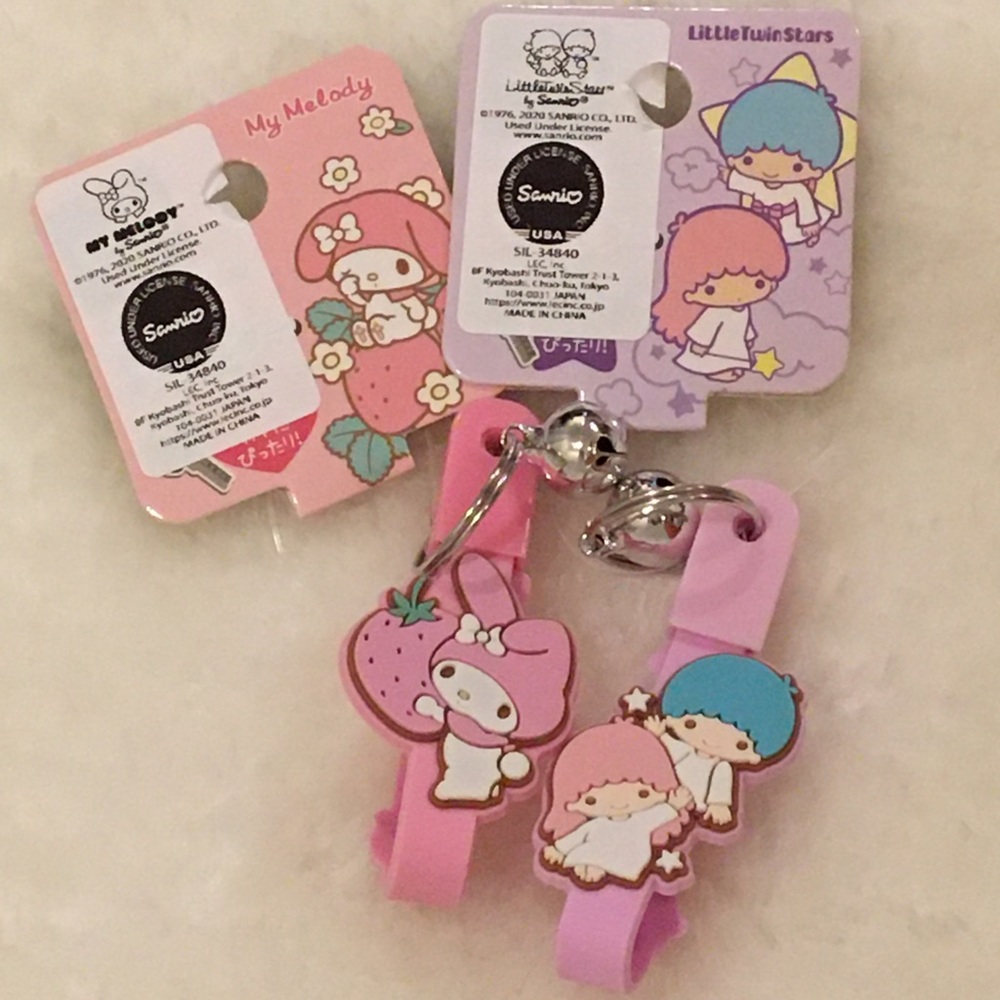 Sanrio Bell Keychains Set of 2